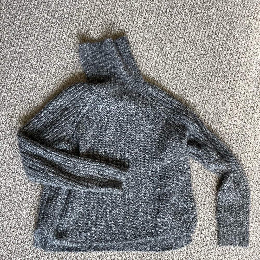 Abercrombie Grey Thick Turtleneck Sweater